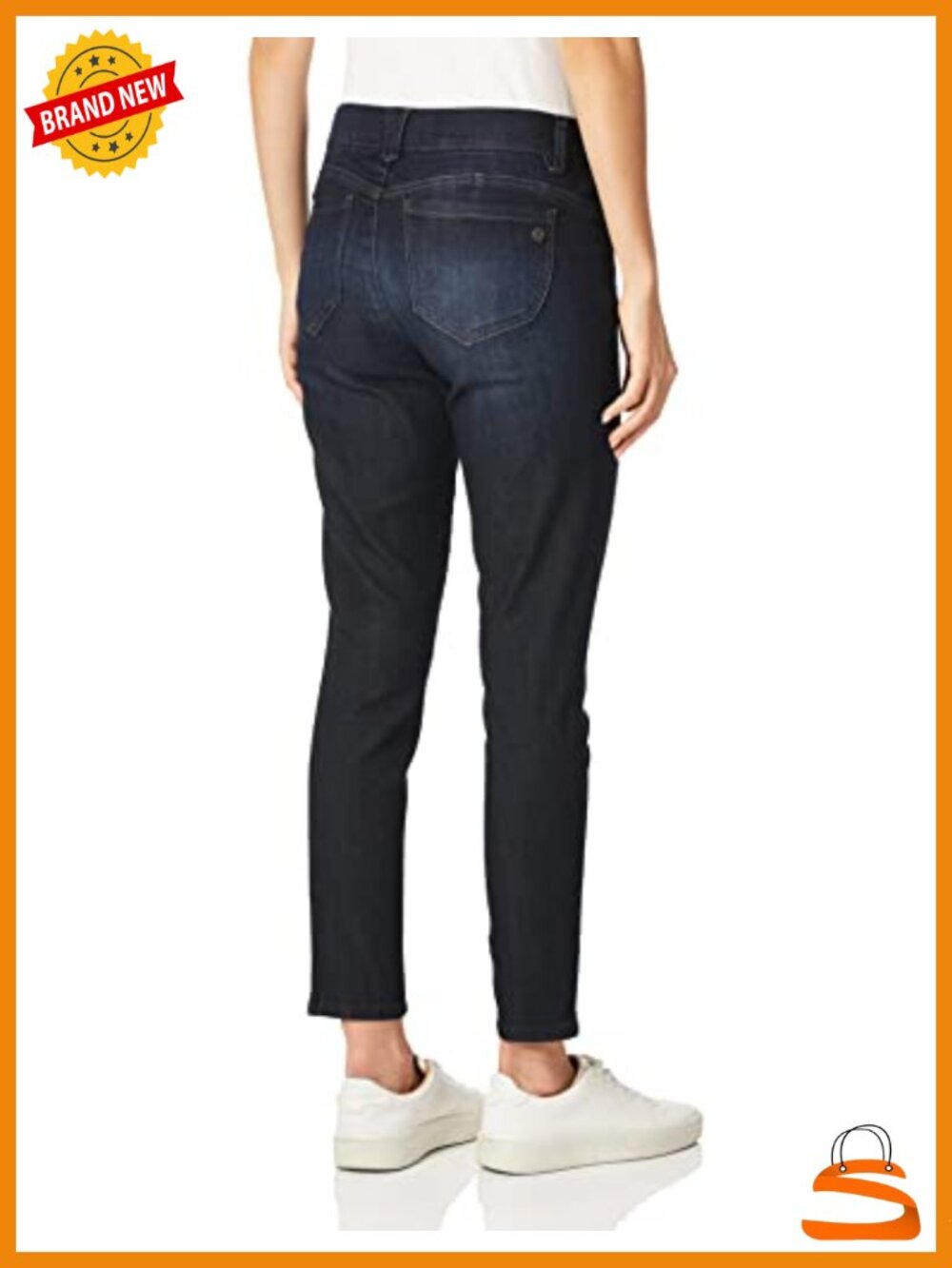Women's Petite Ab Solution Jegging - Skinny Denim with Super Stretch - Picture 3 of 4